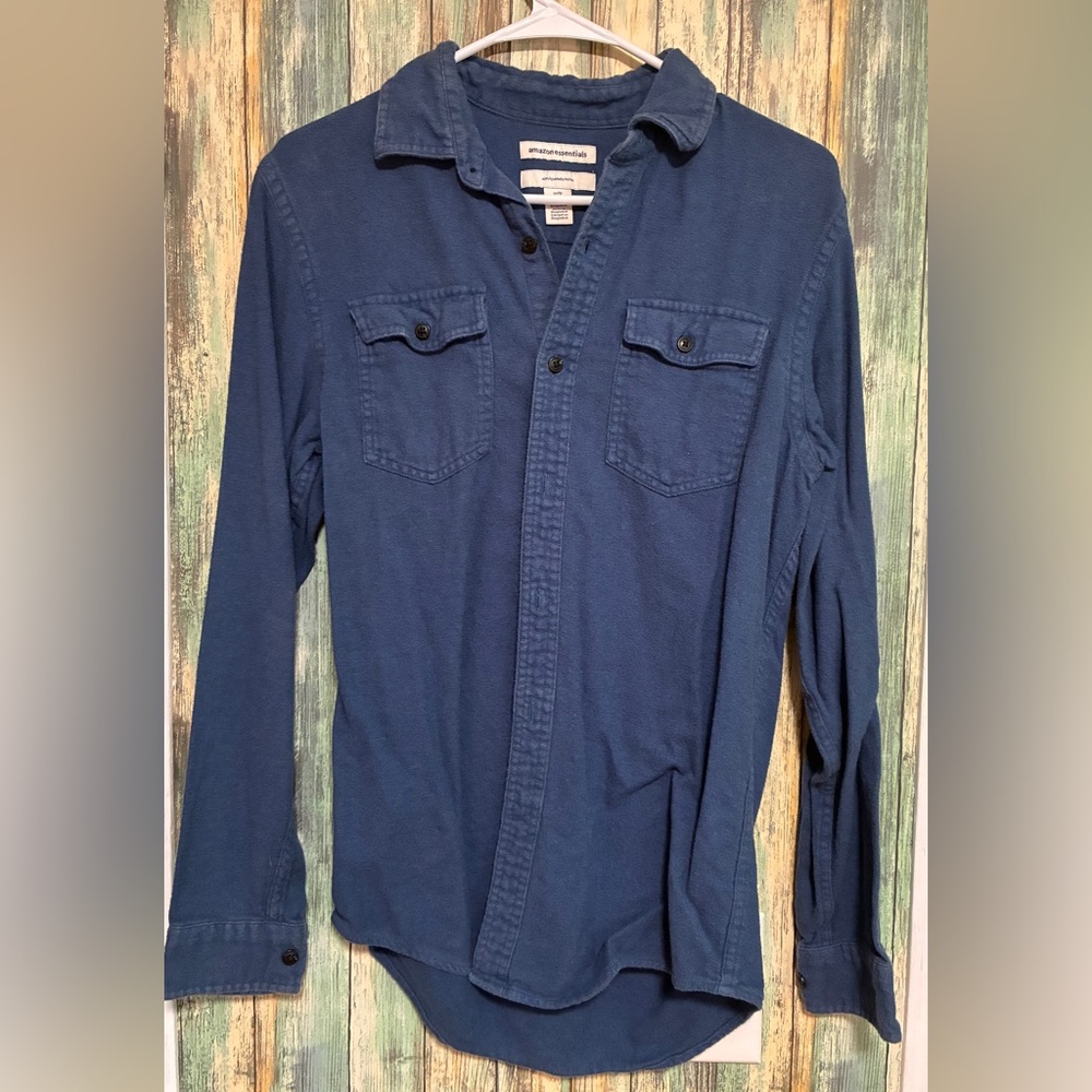 Amazon Essentials Denim Blue Shirt